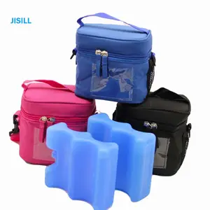 Bag Cooler Reusable Thermal Food Delivery Insulated Breastmilk Cooler Bag With Ice Pack