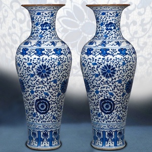 <span class=keywords><strong>Vase</strong></span> de sol en céramique chinoise de reproduction bleu et <span class=keywords><strong>blanc</strong></span> <span class=keywords><strong>pas</strong></span> <span class=keywords><strong>cher</strong></span> - Product Image 2