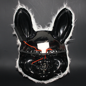 Fantasia de Halloween Máscara de Coelho Assustadora e Personalizada para Baile de Máscaras, Máscara Facial de Coelho Maligno para Crianças - Product Image 6