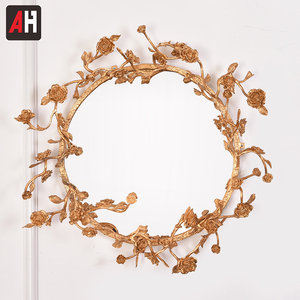 Gương trang trí tường hình tròn bằng đồng cao cấp - Product Image 2