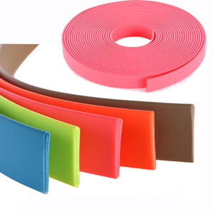Sangle en Nylon à revêtement <span class=keywords><strong>vinyle</strong></span> gaufré pour chien, accessoire imperméable, facile à nettoyer, pour la fabrication de collier et laisse de chien - Product Image 2