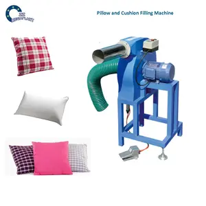 90-100Kgs Máy Nén Khí Loại Tự Động Ball Fiber Cushion Điền Máy Và Gối Nhồi Blower Filler