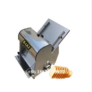 Commercial bakery machinery adjustable Toast bread slicing slicer machine