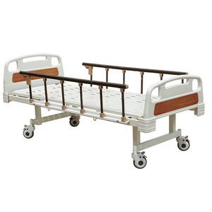 ABS de metal plana médicos cama de hospital clínica paciente cama con ruedas - Product Image 1