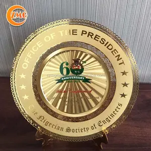 Best Selling Customized Brass Etched High Quality Metal Award Plate Plaque