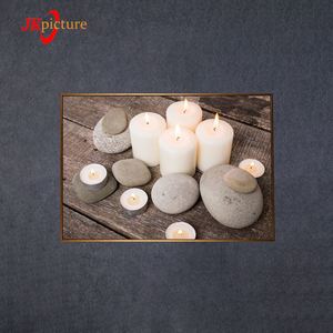 Venta caliente LED <span class=keywords><strong>arte</strong></span> pintura Zen LED Taper velas luz lienzo decoración de la pared - Product Image 4