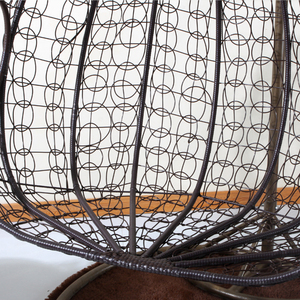 Caldo Casuale Appeso Sedia Rattan Del Pe di Vimini Due Posti Altalena Sedia in Outdoor - Product Image 4