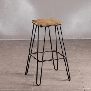 Barato moderno forjado de hierro de Metal silla taburete <span class=keywords><strong>Vintage</strong></span> Industrial Silla de Bar pintura sillas de Metal - Product Image 4