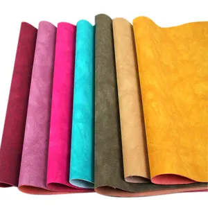 Groothandel Schoen Faux Suede Synthetische Pu Handschoen Pvc Schuim Lederen Tassen Materiaal Bovenste Stof Voor Het Maken Van Tassen