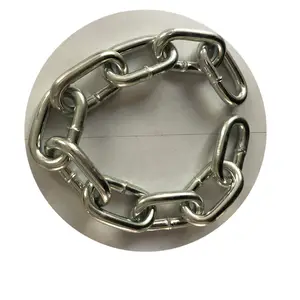 China supplier rigging hardware anchor chain Galvanized DIN763 long link Chain