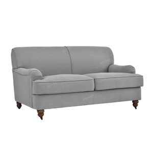 Grey. tejido 2 plazas habitación Europea elegante sofá seccional conjuntos - Product Image 1