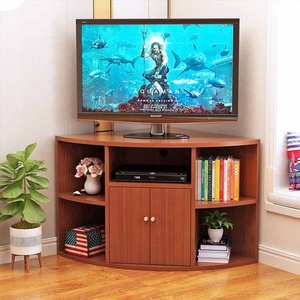 Mueble de Salón Más Vendido en 2022, Estante Esquinero para <span class=keywords><strong>TV</strong></span> de Madera, Mini Mueble de MDF con Tablero de Partículas Triangular - Product Image 4