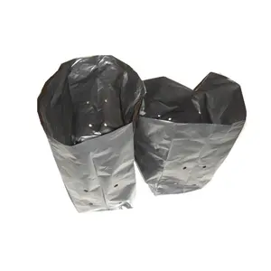 Nhựa LDPE Trồng Cây Poly Đen Thực Vật Chậu Rau Vườn Ươm Túi