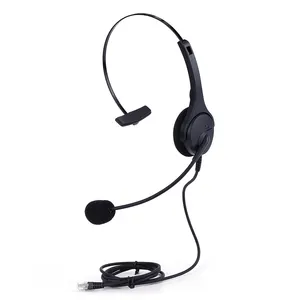 Günstige RJ9 RJ11 headset telefon headset für call center und deskphone