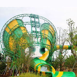 Tuyau D'acier de fiber de verre <span class=keywords><strong>Grand</strong></span> Cyclone Glissière D'eau/Extérieur Adulte Toboggans Équipement - Product Image 5