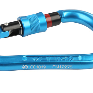 25kN pesado <span class=keywords><strong>de</strong></span> aluminio <span class=keywords><strong>de</strong></span> grado aeroespacial mosquetón tornillo Puerta <span class=keywords><strong>de</strong></span> bloqueo para la <span class=keywords><strong>escalada</strong></span> - Product Image 3