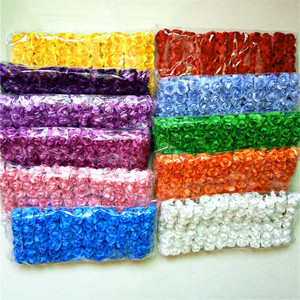 Caja de Dulces de Boda <span class=keywords><strong>con</strong></span> <span class=keywords><strong>Flores</strong></span> de Papel en Forma de Rosa Pequeña Hechas a Mano, Flor Decorativa, Rosa Artificial, Mini Flor - Product Image 2