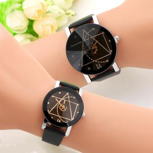 Relojes <span class=keywords><strong>de</strong></span> moda para parejas, <span class=keywords><strong>de</strong></span> cuero, con línea geométrica, timón, estudiantes, regalo, <span class=keywords><strong>de</strong></span> pulsera, <span class=keywords><strong>de</strong></span> cuarzo - Product Image 4