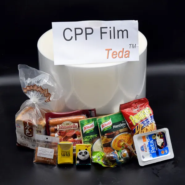 135กันน้ำ Retort CPP ฟิล์มเกรดอาหารจีน Cpp Xxx ฟิล์ม CPP ฟิล์มสำหรับ Retort บรรจุภัณฑ์ปลอดเชื้อวัสดุ