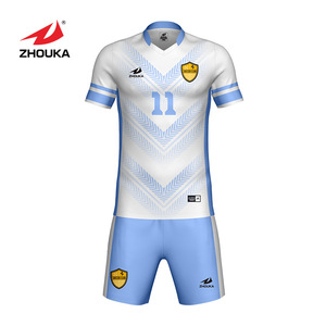 2019 nueva moda fútbol con seco rápido tela sublimación impresión sporting set fútbol jersey para las mujeres - Product Image 5