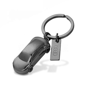 Llavero de <span class=keywords><strong>Metal</strong></span> Negro con Modelo 3D de Auto, Regalo Promocional con Diseño Gratuito en Forma de Auto - Product Image 6