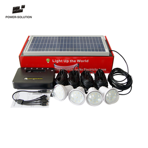 Panneau solaire <span class=keywords><strong>batterie</strong></span> au lithium 5200 mah système d'énergie solaire pour l'éclairage <span class=keywords><strong>domestique</strong></span> avec 4 pcs 2 w durable LED ampoules - Product Image 2