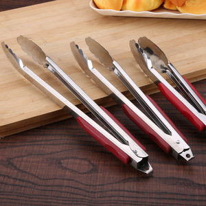 <strong>Plastic</strong> Handle Bread <strong>Tong</strong> Stainless Steel Uses of Food <strong>Tong</strong> - Product Image 2