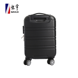 Mới Đến Chất Lượng Cao Tùy Chỉnh Màu Đen 18 Inch Mini Carry-On Xe Đẩy Cứng Trường Hợp Hành Lý - Product Image 2