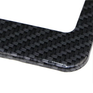 Hot-bán tiêu chuẩn chất lượng cao USA New tùy chỉnh <span class=keywords><strong>2</strong></span> PC sợi carbon chất liệu xe số giấy phép tấm khung/chủ - Product Image 4