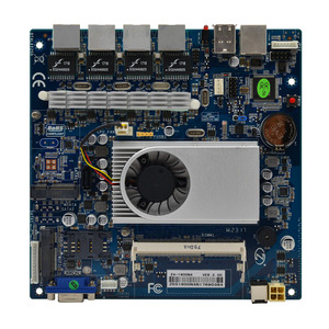 Industrielles PfSense Firewall-Mainboard J1800-Prozessor 4 LAN-Anschlüsse Einzelner <span class=keywords><strong>DDR3</strong></span>-Speicher SATA-Festplatte Integriertes Intel Mini-ITX - Product Image 1