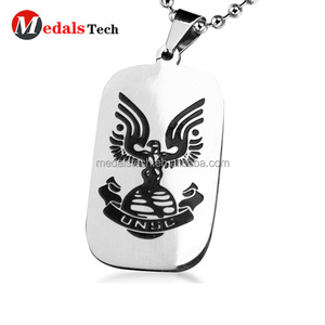 Tùy chỉnh khắc men phong cách trống số lượng lớn quân <span class=keywords><strong>dog</strong></span> tag cho con người - Product Image 2