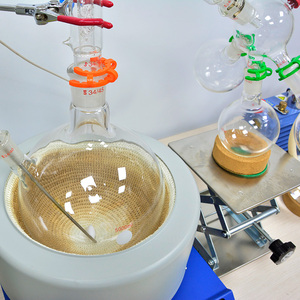 Laboratorio borrado película Camino corto de la destilación fraccionaria de aceite esencial precio - Product Image 5