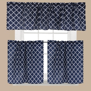 High Quality 3 Pieces Set Printed <strong>Kitchen</strong> <strong>Curtain</strong> Rod Pocket <strong>Curtain</strong> Brand Name <strong>Curtain</strong> - Product Image 2