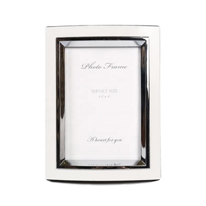 8*10 <span class=keywords><strong>Feliz</strong></span> <span class=keywords><strong>cumpleaños</strong></span> arena rectángulo vogue de 3 clip recuerdo espejo de aluminio marco de foto - Product Image 1
