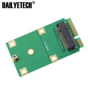 Mini PCI-E 2 Lane M.2 NGFF 30mm 42mm SSD zu 52pin mSATA Adapter Hinzufügen auf Karte PCBA von DAILYETECH - Product Image 1
