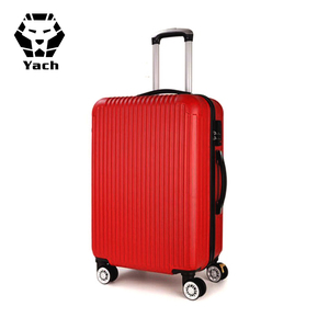 boda equipaje ABS PC equipaje y viajes carro rojo maleta de equipaje caso - Product Image 2