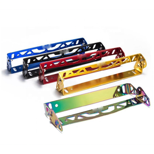 Cadre de <span class=keywords><strong>plaque</strong></span> <span class=keywords><strong>d</strong></span>'<span class=keywords><strong>immatriculation</strong></span> de voiture, accessoire coloré cnc, support de <span class=keywords><strong>plaque</strong></span> <span class=keywords><strong>d</strong></span>'<span class=keywords><strong>immatriculation</strong></span> réglable et de <span class=keywords><strong>plaque</strong></span> <span class=keywords><strong>d</strong></span>'<span class=keywords><strong>immatriculation</strong></span> - Product Image 1
