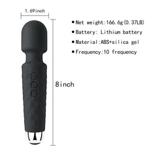 Nuevo 10 velocidades varita Massager gran cuerpo Stick AV vibradores <span class=keywords><strong>Sexy</strong></span> clítoris vibrador, Juguetes sexuales para mujeres recargable - Product Image 4