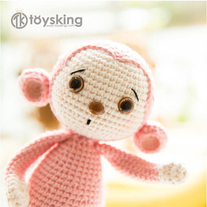 Jouets en peluche au Crochet TK <span class=keywords><strong>Happy</strong></span> Monkey, jouet Animal Kawaii Style Amigurumi pour conception de Collection en gros - Product Image 3