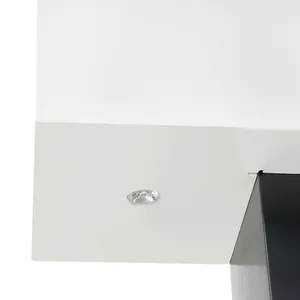 52 inç mobilya ahşap şömine modern duvara monte lavabo led elektrikli şömine