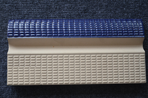 Bordo in Ceramica Blu Cobalto 6x6 per Piscina, Piastrelle per <span class=keywords><strong>Bordi</strong></span> con Profilo Arrotondato - Product Image 3