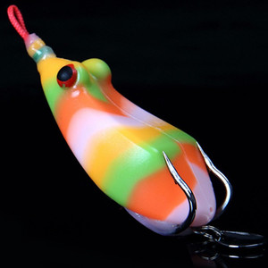 Appât souple pour <span class=keywords><strong>la</strong></span> pêche, <span class=keywords><strong>grenouille</strong></span> anti-morsure, 60 mm, 14 g, leurres de pêche, yeux 3D, appât crankbait, wobblers, isca popper, pesca buzzbait - Product Image 6