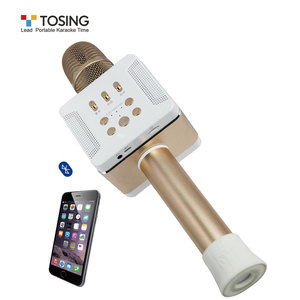La tomen personalizado venta al por mayor de alta calidad dúo cantar karaoke micrófono - Product Image 1