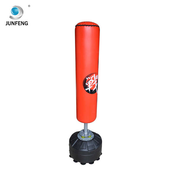 Inflatable PVC Bob Punching Bag Standing Heavy Bag Customizable Size Boxing Equipment for Training Gym Use Water & Sand Filled