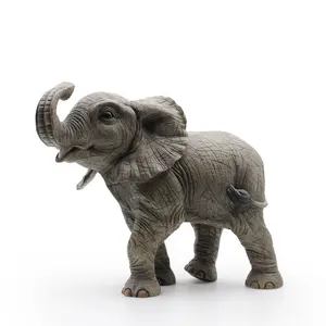 Custom Home Office Gift Hars Dier Standbeeld Natuurlijke Realistische Olifant Beeldje