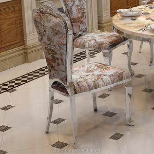 Haute qualité dubaï fantaisie tournant autour de noce en marbre table à manger - Product Image 5