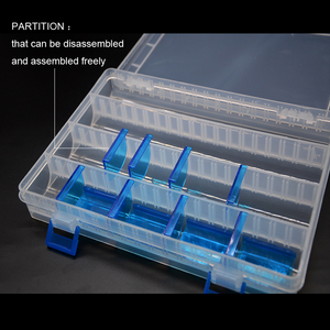En gros 26*19.5*4.5cm Équipement Multifonction Leurre Stockage Boîte <span class=keywords><strong>de</strong></span> Matériel <span class=keywords><strong>De</strong></span> Pêche - Product Image 4