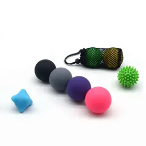 Custom Fascia Releasing Deep Tissue massage Silicone Lacrosse ball