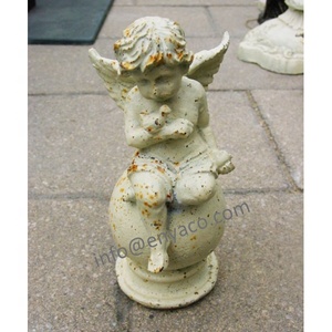 <span class=keywords><strong>Shabby</strong></span> Chic Angelo Cherubino Decorazione In Metallo Per La Casa