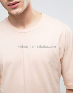En blanco personalizado de algodón estilo de <span class=keywords><strong>la</strong></span> <span class=keywords><strong>calle</strong></span> Oversize T camisa caída de hombro - Product Image 3